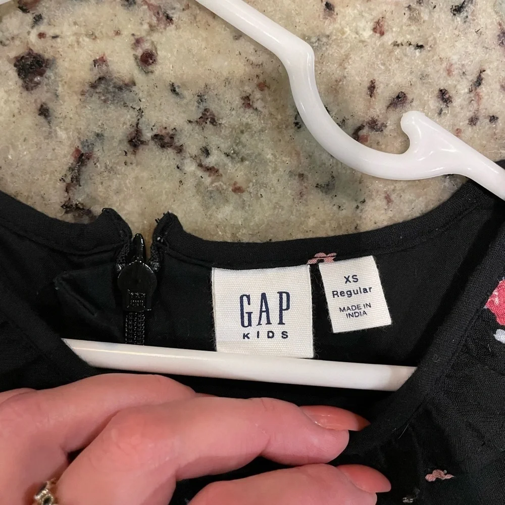 Toddler Gap dress and tights and lands end faux fur hooded vest 4T retail $132